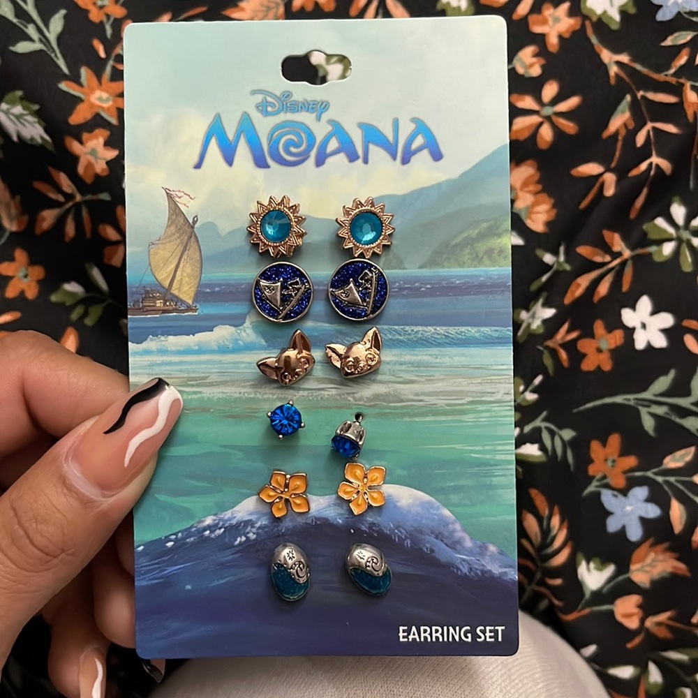 Brand new in plastics! Moana earrings